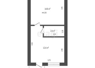 Продается 1-ком. квартира, 30 м2, село Ярково, Сиреневая улица, 2Д