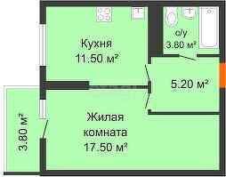 Продажа 1-ком. квартиры, 29.9 м2, Краснодар, улица Даниила Смоляна, 80, микрорайон Южане