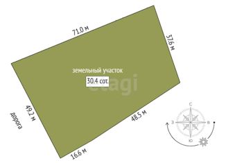 Продается дом, 32 м2, село Гусево, Береговая улица