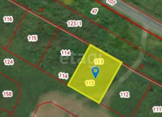 Земельный участок на продажу, 8 сот., поселок Яблоневка, улица Ветеранов