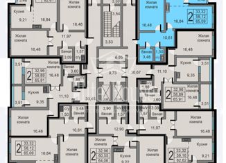 Продажа 2-комнатной квартиры, 65.4 м2, Калужская область, Минская улица, 24