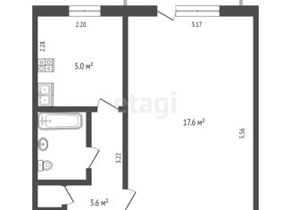 Продажа 1-ком. квартиры, 29.2 м2, Архангельск, улица Тимме, 21к2, Октябрьский округ