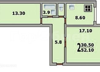 Продается 2-ком. квартира, 50.5 м2, Москва, улица Ротерта, 9, улица Ротерта