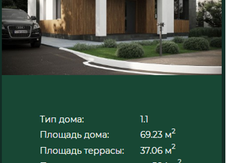 Дом на продажу, 69 м2, поселок Холмогоровка