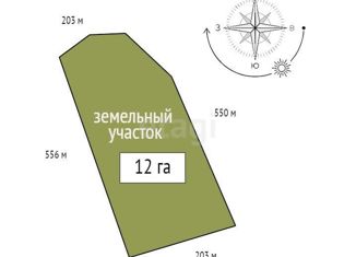 Продаю земельный участок, 1116 сот., деревня Погорелка