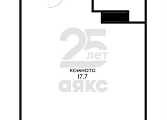Квартира на продажу студия, 28 м2, Краснодар, ЖК Парк Победы, улица Героя Пешкова, 14к3