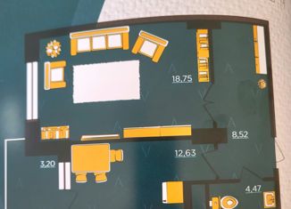 Продается 1-ком. квартира, 47.57 м2, Краснодар, улица Дзержинского, 95, ЖК Аврора