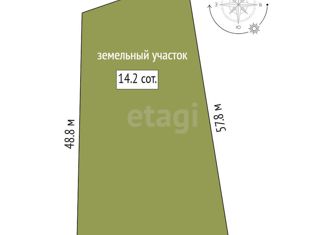 Продажа земельного участка, 14 сот., село Миасское