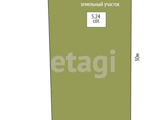 Продается земельный участок, 5.24 сот., садоводческое товарищество Салгир, Ясная улица, 12
