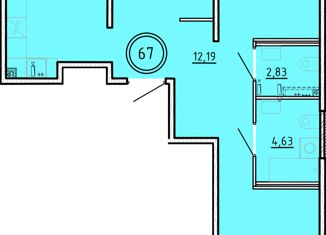 Продам 3-комнатную квартиру, 73.01 м2, посёлок Шушары, Образцовая улица, 6к3, ЖК Образцовый Квартал 8