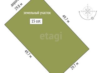 Продаю участок, 15 сот., посёлок Детский Дом № 29, Берёзовая улица