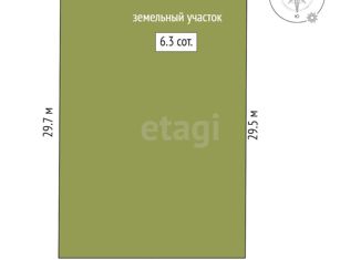 Продажа участка, 630 сот., село Большие Харлуши, Соловьиная улица, 6