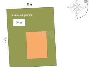 Дом на продажу, 87.5 м2, село Перевалово, улица 8 Марта