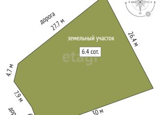 Продаю участок, 6.4 сот., село Лучистое, Табачная улица