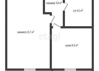 Продается однокомнатная квартира, 34.1 м2, Новороссийск, ЖК Облака 2