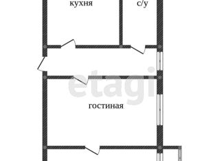 2-комнатная квартира на продажу, 61.7 м2, Ярославль, улица Кудрявцева, 20, жилой район Пятёрка