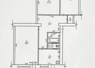 Продаю трехкомнатную квартиру, 70 м2, село Суворовское, Молодёжная улица, 3