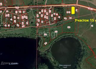Продам земельный участок, 10 сот., деревня Максимовка, Придорожная улица, 1