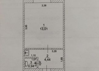 Продажа 1-ком. квартиры, 18.5 м2, Ульяновск, улица Розы Люксембург, 5, Ленинский район