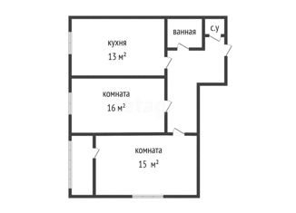 Продаю двухкомнатную квартиру, 59.2 м2, Краснодар, улица имени Ф.И. Шаляпина, 30/1к1