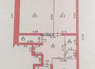 2-комнатная квартира на продажу, 60 м2, село Кушнаренково, улица 70 лет Октября, 12