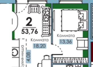 Продам 2-комнатную квартиру, 54 м2, посёлок Рощино