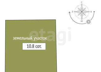 Продаю земельный участок, 10.8 сот., поселок Дзержинского, Центральная улица