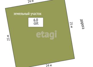 Продажа земельного участка, 6 сот., дачный массив № 6, улица Ясное Солнышко