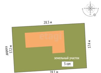 Продажа дома, 77.8 м2, деревня Зелёное Поле, Тополиная улица