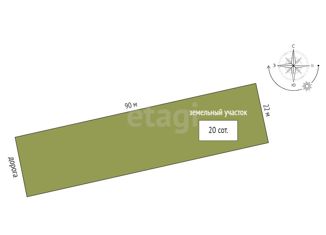 Продажа участка, 19.8 сот., село Мазанка, Садовая улица, 369