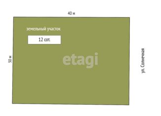 Продажа участка, 12 сот., село Клиновка, Солнечная улица