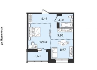 Продам 2-комнатную квартиру, 40.32 м2, Иркутск