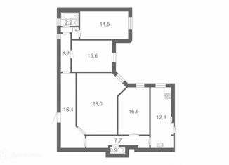 Продам 4-комнатную квартиру, 122 м2, Санкт-Петербург, Большой проспект Петроградской стороны, 74, метро Петроградская