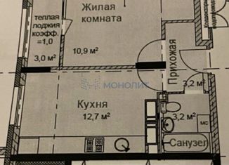 Продам 1-комнатную квартиру, 33 м2, Нижегородская область, Новокузнечихинская улица, 11