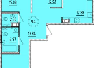 Продаю 3-комнатную квартиру, 77.83 м2, посёлок Шушары, Образцовая улица, 6к3, ЖК Образцовый Квартал 8