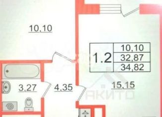 Однокомнатная квартира на продажу, 32.3 м2, Санкт-Петербург, улица Струве, 14к1