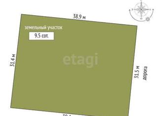 Продаю земельный участок, 9.5 сот., садоводческое некоммерческое товарищество Царицыно