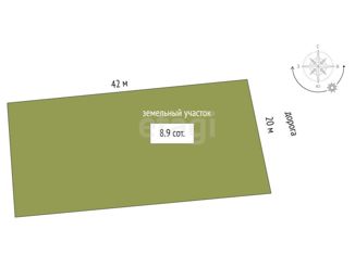 Продается участок, 8.9 сот., село Фонтаны