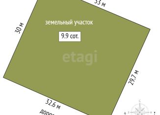 Продаю земельный участок, 9.9 сот., Перовское сельское поселение
