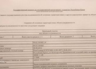Продам земельный участок, 200 сот., село Криничное, Первомайская улица