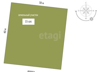 Земельный участок на продажу, 15 сот., деревня Есаулова, Весенняя улица