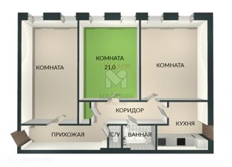 Продам комнату, 94.5 м2, Санкт-Петербург, Кирилловская улица, 1, метро Площадь Александра Невского-1