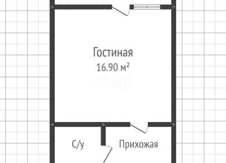 Продажа квартиры студии, 21 м2, Краснодар, ЖК Радуга, улица Евгении Жигуленко, 7лит2