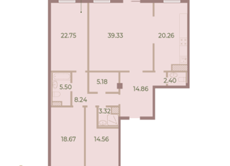 Продам 4-ком. квартиру, 157.3 м2, Санкт-Петербург, Петровский проспект, 9, метро Крестовский остров