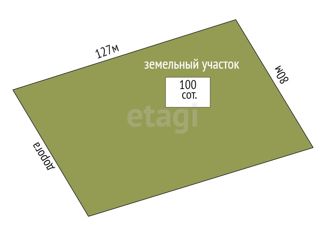 Продажа участка, 100 сот., деревня Бурмакина