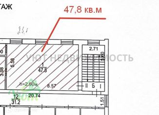 Сдам в аренду офис, 47.8 м2, Москва, Севанская улица, 29с2, район Царицыно