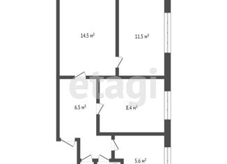 Продается 3-ком. квартира, 60 м2, Армянск, Симферопольская улица, 5