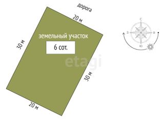 Продаю земельный участок, 6 сот., село Мирное