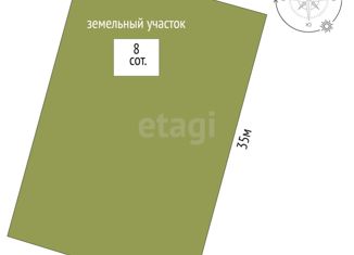 Продается земельный участок, 8.1 сот., село Камышинка