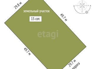 Участок на продажу, 15 сот., посёлок Детский Дом № 29, Берёзовая улица